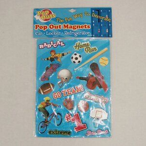 NWT Pop Outs, Pop Out Magnets for Car, Locker, Refrigerator